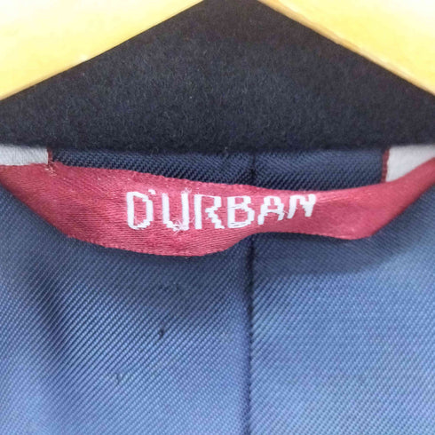 ダーバン DURBAN タスマニア ウール ダブルブレスト チェスターコート ピークトラベル 肩パッド メンズ