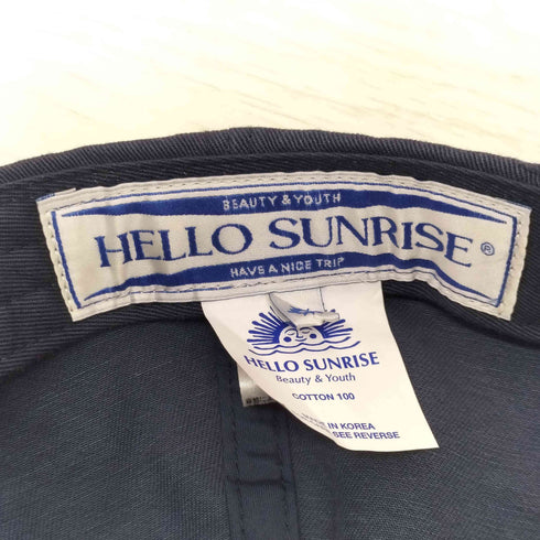 ビューティーアンドユースユナイテッドアローズ BEAUTY & YOUTH UNITED ARROWS HELLO SUNRISE 別注 HAVE A NICE TRIP CAP 6パネル キャップ メンズ