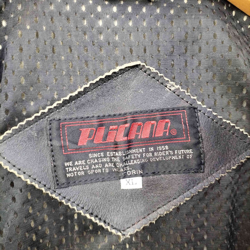 PLICANA レザージャケット メンズ import:XL