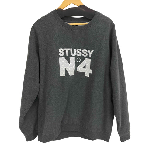 ステューシー Stussy No4 モノグラムスウェット メンズ import:L