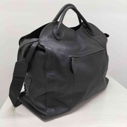 2WAY レザー ボストンバッグ ショルダーバッグ メンズ
