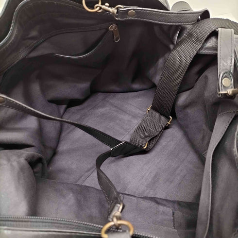 2WAY レザー ボストンバッグ ショルダーバッグ メンズ