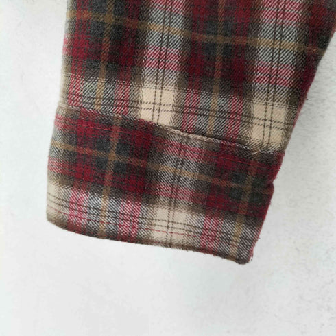 THE AMERICAN OUTDOORSMAN 裏地ボアチェック柄ネルシャツ メンズ import:L