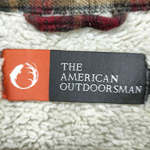 THE AMERICAN OUTDOORSMAN 裏地ボアチェック柄ネルシャツ メンズ import:L