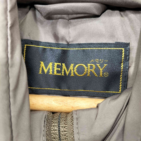 メモリー MEMORY フォックスファー ダブルジップ Aライン ダウンコート レディース 9号