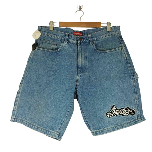 シュプリーム Supreme Handstyle Denim Painter Short メンズ FR:36-38