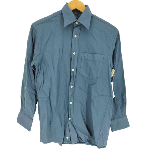 バーバリーロンドン BURBERRY LONDON ホース刺繍 カシミヤ混 L/S シャツ メンズ import:S