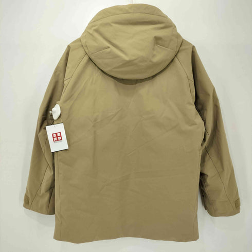 ユニクロ UNIQLO ハイブリッドダウンパーカ (3Dカット) ベージュ Sサイズ メンズ JPN:S