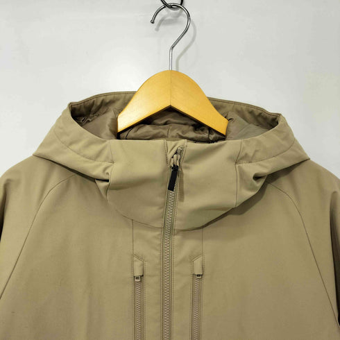 ユニクロ UNIQLO ハイブリッドダウンパーカ (3Dカット) ベージュ Sサイズ メンズ JPN:S