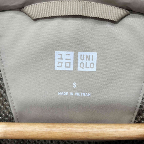 ユニクロ UNIQLO ハイブリッドダウンパーカ (3Dカット) ベージュ Sサイズ メンズ JPN:S