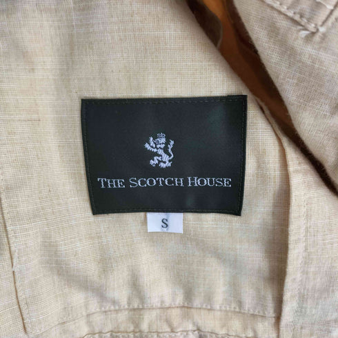 ザスコッチハウス The Scotch House リネン混 ジップアップシャツ ジャケット メンズ import:S