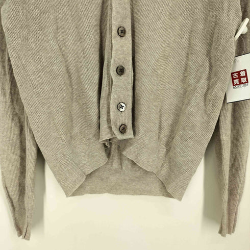 ポールスチュアート Paul Stuart リネン混 ショールカラー リブ編み ニット カーディガン メンズ import:XL