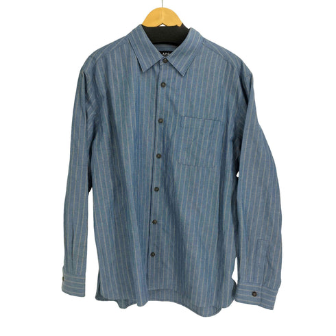 アーペーセー A.P.C. リラックスフィットコットンリネンシャツ メンズ import:L