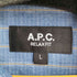 アーペーセー A.P.C. リラックスフィットコットンリネンシャツ メンズ import:L
