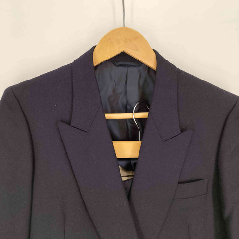 ニナリッチ NINA RICCI ピークドラペル ダブル テーラードジャケット 紺ブレ メンズ