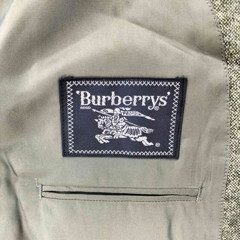 バーバリーズ BURBERRYS 80-90S 日本製 シングルブレスト テーラード ジャケット スラックス セットアップ メンズ