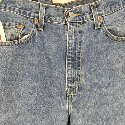 リーバイス Levis 00s 02年 コロンビア製 ボタン裏748 505 ジップフライデニム メンズ W32 L34