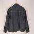ザラ ZARA ステッチ インディゴデニムシャツジャケット メンズ import:L
