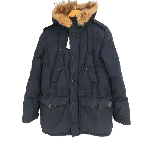 ポロラルフローレン POLO RALPH LAUREN 90S ファーフード モッズ ダウンジャケット メンズ import:S
