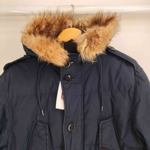 ポロラルフローレン POLO RALPH LAUREN 90S ファーフード モッズ ダウンジャケット メンズ import:S