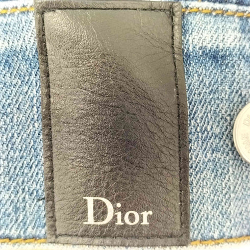 ディオールオム Dior HOMME クリスヴァンアッシュ期 ユーズド加工 Gジャン デニムジャケット メンズ 44