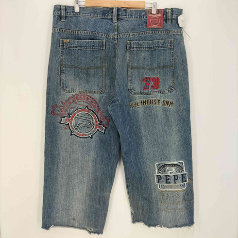 ペペジーンズロンドン PEPE JEANS LONDON Y2K 刺繍 バギー デニム メンズ 42