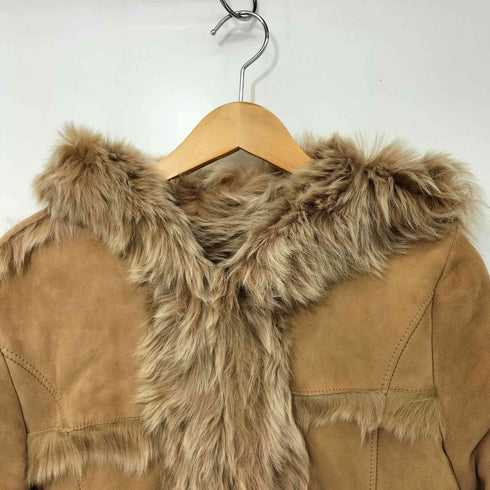 YHKIM ラムレザー ムートンコート レディース JPN:2