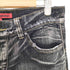 ジェイディッドロンドン JADED LONDON Washed Black Laced Flared Jeans メンズ 32