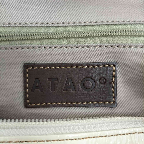 アタオ ATAO エナメルレザー トート ハンドババッグ レディース
