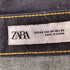 ザラ ZARA ボタンフライ インディゴワイドデニム メンズ 44