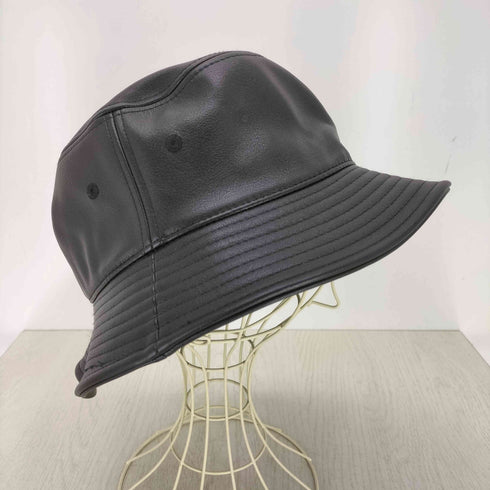 ノーアイディー NO ID. シンセティックレザーバケットハット メンズ ONE SIZE