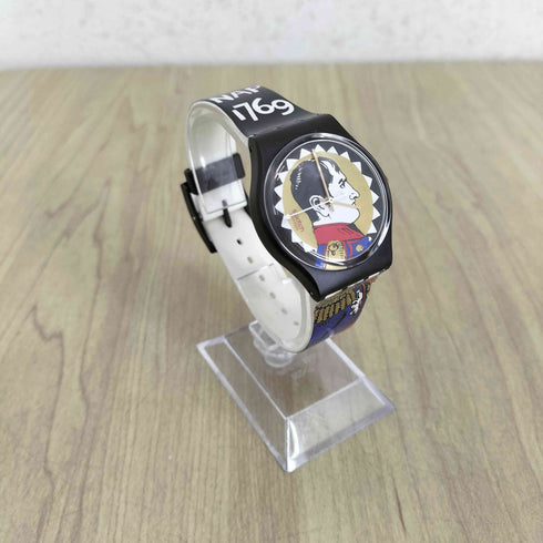 SWATCH QUARTZ デザイン腕時計 メンズ