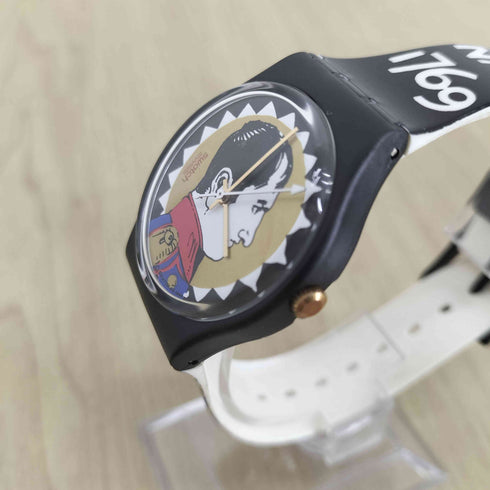SWATCH QUARTZ デザイン腕時計 メンズ