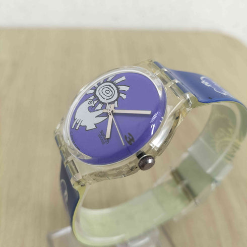 SWATCH QUARTZ GENT VIVE LA PAIX 腕時計 メンズ