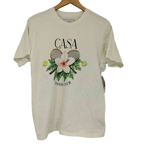 カサブランカ Casablanca CASA TENNIS CLUB TEE クルーネック プリントTシャツ メンズ import:XS