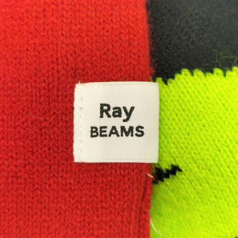 レイビームス Ray BEAMS ジャガード サッカー マフラー レディース