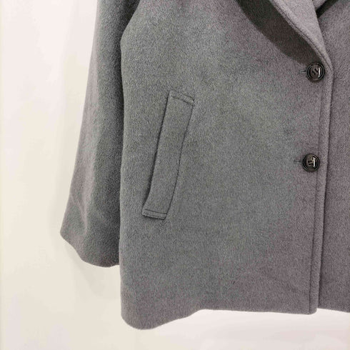 オペークドットクリップ OPAQUE.CLIP ウールカシミヤブレンド ミドルピーコート レディース JPN:38