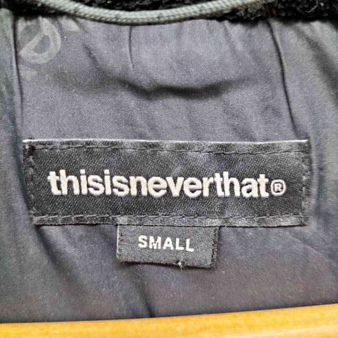 ディスイズネバーザット thisisneverthat ロゴ プリント ダウンコート ベンチコート メンズ import:S