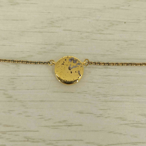 トリーバーチ TORY BURCH キラ エナメル ペンダント ゴールド×アイボリー レディース