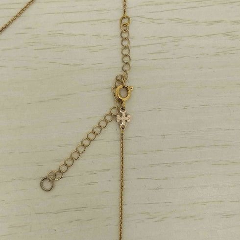 トリーバーチ TORY BURCH キラ エナメル ペンダント ゴールド×アイボリー レディース