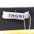 イング INGNI レースレイヤード リボン付きリブトップス レディース import:M