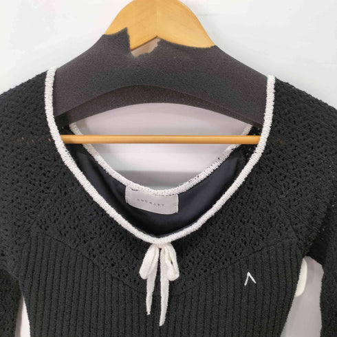 アンドマリー AND MARY Lily crochet mini dress レディース FREE