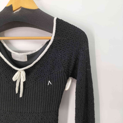 アンドマリー AND MARY Lily crochet mini dress レディース FREE