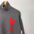 アミアレクサンドルマテュッシ AMI ALEXANDRE MATTIUSSI Turtle Neck Heart Logo Wool Kini ハートロゴ タートルネック ニット セーター メンズ import:S