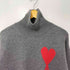 アミアレクサンドルマテュッシ AMI ALEXANDRE MATTIUSSI Turtle Neck Heart Logo Wool Kini ハートロゴ タートルネック ニット セーター メンズ import:S