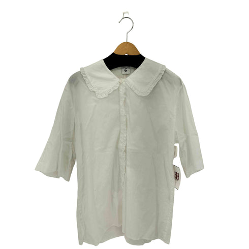 ロクビューティーアンドユースユナイテッドアローズ 6 BEAUTY & YOUTH UNITED ARROWS COTTON FRILL COLLAR SLEEVE SHIRT/ロングスリーブシャツ レディース