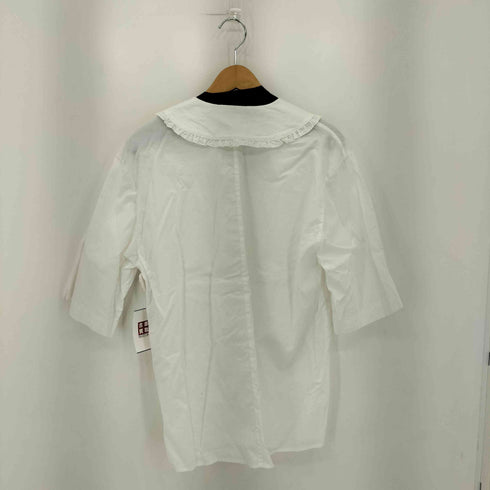 ロクビューティーアンドユースユナイテッドアローズ 6 BEAUTY & YOUTH UNITED ARROWS COTTON FRILL COLLAR SLEEVE SHIRT/ロングスリーブシャツ レディース