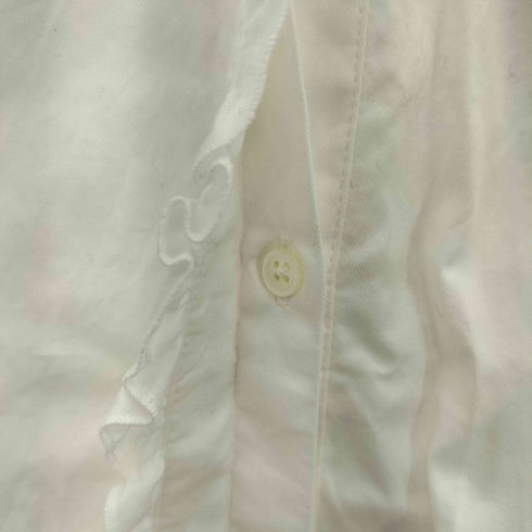 ロクビューティーアンドユースユナイテッドアローズ 6 BEAUTY & YOUTH UNITED ARROWS COTTON FRILL COLLAR SLEEVE SHIRT/ロングスリーブシャツ レディース
