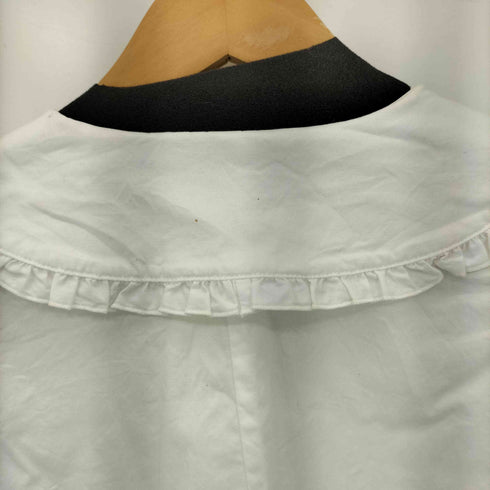 ロクビューティーアンドユースユナイテッドアローズ 6 BEAUTY & YOUTH UNITED ARROWS COTTON FRILL COLLAR SLEEVE SHIRT/ロングスリーブシャツ レディース