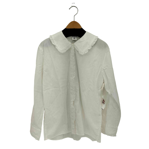 ロクビューティーアンドユースユナイテッドアローズ 6 BEAUTY & YOUTH UNITED ARROWS COTTON FRILL COLLAR SHORT SLEEVE SHIRT/シャツ レディース